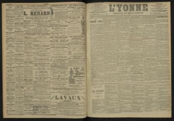 3 vues - L\'Yonne, journal du département, n° 17, samedi 21 janvier 1905 (ouvre la visionneuse)