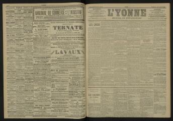 3 vues - L\'Yonne, journal du département, n° 34, vendredi 10 février 1905 (ouvre la visionneuse)