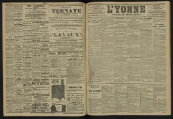 3 vues - L\'Yonne, journal du département, n° 56, jeudi 9 mars 1905 (ouvre la visionneuse)