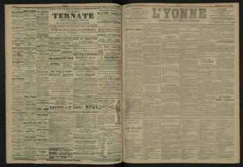 3 vues - L\'Yonne, journal du département, n° 73, mercredi 29 mars 1905 (ouvre la visionneuse)