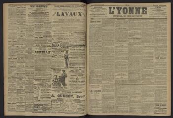 3 vues - L\'Yonne, journal du département, n° 96, mercredi 26 avril 1905 (ouvre la visionneuse)