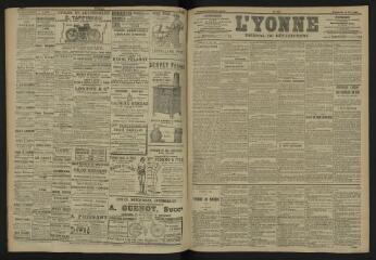 3 vues - L\'Yonne, journal du département, n° 104, vendredi 5 mai 1905 (ouvre la visionneuse)