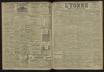 3 vues - L\'Yonne, journal du département, n° 108, mercredi 10 mai 1905 (ouvre la visionneuse)
