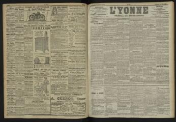 3 vues - L\'Yonne, journal du département, n° 110, vendredi 12 mai 1905 (ouvre la visionneuse)