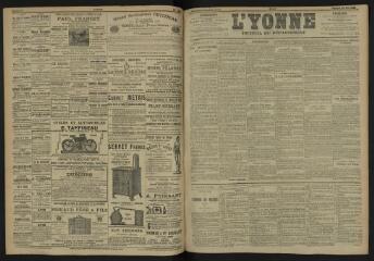 3 vues - L\'Yonne, journal du département, n° 117, samedi 20 mai 1905 (ouvre la visionneuse)