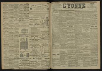 3 vues - L\'Yonne, journal du département, n° 121, jeudi 25 mai 1905 (ouvre la visionneuse)