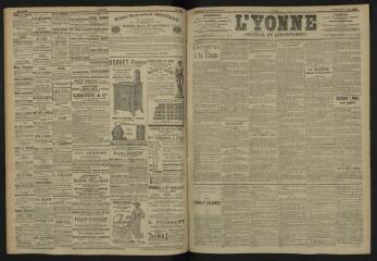 3 vues - L\'Yonne, journal du département, n° 127, vendredi 2 juin 1905 (ouvre la visionneuse)