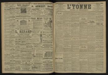 3 vues - L\'Yonne, journal du département, n° 128, samedi 3 juin 1905 (ouvre la visionneuse)