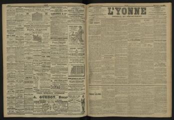 3 vues - L\'Yonne, journal du département, n° 131, mercredi 7 juin 1905 (ouvre la visionneuse)