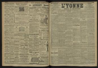 3 vues - L\'Yonne, journal du département, n° 139, samedi 17 juin 1905 (ouvre la visionneuse)