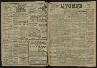 3 vues - L\'Yonne, journal du département, n° 150, vendredi 30 juin 1905 (ouvre la visionneuse)