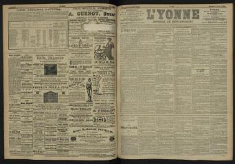 3 vues - L\'Yonne, journal du département, n° 151, samedi 1 juillet 1905 (ouvre la visionneuse)