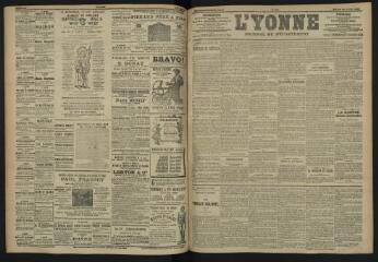 3 vues - L\'Yonne, journal du département, n° 174, samedi 29 juillet 1905 (ouvre la visionneuse)
