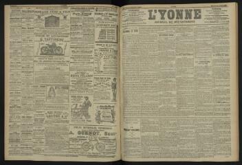 3 vues - L\'Yonne, journal du département, n° 185, samedi 12 août 1905 (ouvre la visionneuse)