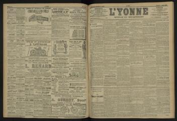 3 vues - L\'Yonne, journal du département, n° 188, jeudi 17 août 1905 (ouvre la visionneuse)