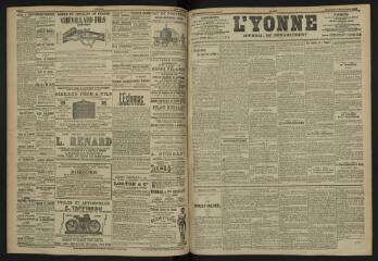 3 vues - L\'Yonne, journal du département, n° 207, vendredi 8 septembre 1905 (ouvre la visionneuse)