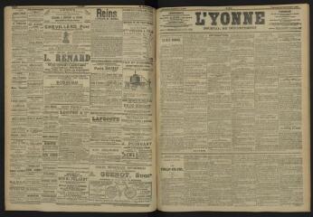 3 vues - L\'Yonne, journal du département, n° 219, vendredi 22 septembre 1905 (ouvre la visionneuse)