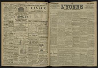 3 vues - L\'Yonne, journal du département, n° 232, samedi 7 octobre 1905 (ouvre la visionneuse)