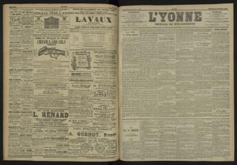 3 vues - L\'Yonne, journal du département, n° 235, mercredi 11 octobre 1905 (ouvre la visionneuse)