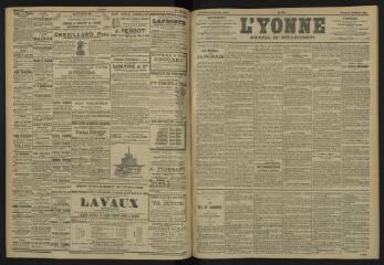 3 vues - L\'Yonne, journal du département, n° 242, jeudi 19 octobre 1905 (ouvre la visionneuse)