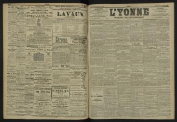 3 vues - L\'Yonne, journal du département, n° 246, mardi 24 octobre 1905 (ouvre la visionneuse)