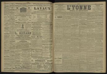3 vues - L\'Yonne, journal du département, n° 252, mardi 31 octobre 1905 (ouvre la visionneuse)