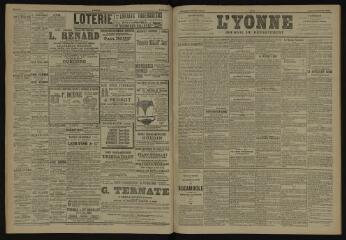 3 vues - L\'Yonne, journal du département, n° 6, lundi 8 janvier 1906 (ouvre la visionneuse)