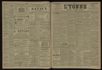 3 vues - L\'Yonne, journal du département, n° 29, samedi 3 février 1906 (ouvre la visionneuse)
