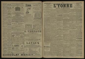 3 vues - L\'Yonne, journal du département, n° 33, jeudi 8 février 1906 (ouvre la visionneuse)