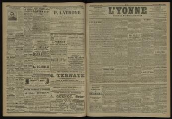 3 vues - L\'Yonne, journal du département, n° 34, vendredi 9 février 1906 (ouvre la visionneuse)