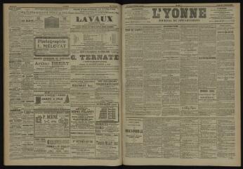 3 vues - L\'Yonne, journal du département, n° 39, jeudi 15 février 1906 (ouvre la visionneuse)