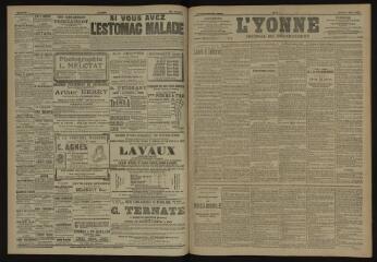 3 vues - L\'Yonne, journal du département, n° 51, jeudi 1 mars 1906 (ouvre la visionneuse)