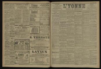 3 vues - L\'Yonne, journal du département, n° 69, jeudi 22 mars 1906 (ouvre la visionneuse)