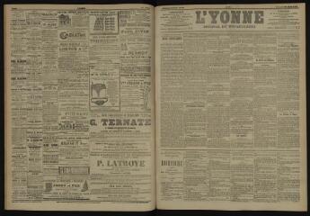 3 vues - L\'Yonne, journal du département, n° 76, vendredi 30 mars 1906 (ouvre la visionneuse)