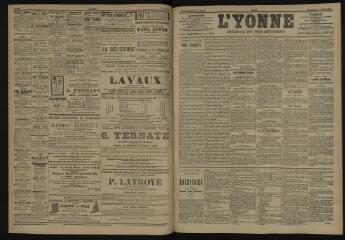 3 vues - L\'Yonne, journal du département, n° 82, vendredi 6 avril 1906 (ouvre la visionneuse)