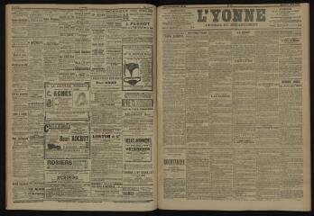 3 vues - L\'Yonne, journal du département, n° 90, mardi 17 avril 1906 (ouvre la visionneuse)