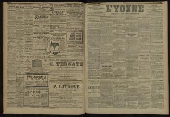 3 vues - L\'Yonne, journal du département, n° 91, mercredi 18 avril 1906 (ouvre la visionneuse)