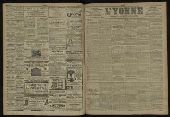 3 vues - L\'Yonne, journal du département, n° 112, samedi 12 mai 1906 (ouvre la visionneuse)