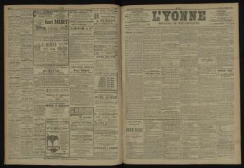 3 vues - L\'Yonne, journal du département, n° 113, lundi 14 mai 1906 (ouvre la visionneuse)