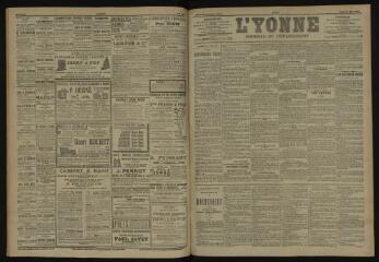 3 vues - L\'Yonne, journal du département, n° 116, jeudi 17 mai 1906 (ouvre la visionneuse)