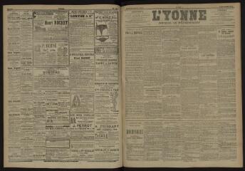 3 vues - L\'Yonne, journal du département, n° 124, lundi 28 mai 1906 (ouvre la visionneuse)