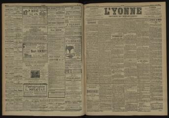 3 vues - L\'Yonne, journal du département, n° 130, mardi 5 juin 1906 (ouvre la visionneuse)