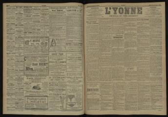 3 vues - L\'Yonne, journal du département, n° 149, mercredi 27 juin 1906 (ouvre la visionneuse)