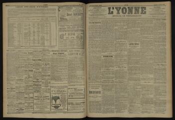 3 vues - L\'Yonne, journal du département, n° 153, lundi 2 juillet 1906 (ouvre la visionneuse)