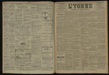3 vues - L\'Yonne, journal du département, n° 175, samedi 28 juillet 1906 (ouvre la visionneuse)