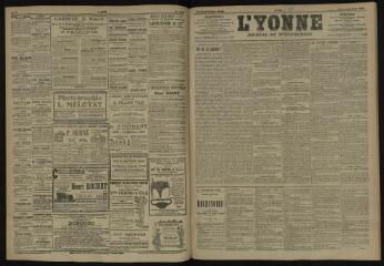 3 vues - L\'Yonne, journal du département, n° 180, vendredi 3 août 1906 (ouvre la visionneuse)
