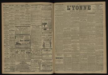 3 vues - L\'Yonne, journal du département, n° 185, vendredi 10 août 1906 (ouvre la visionneuse)
