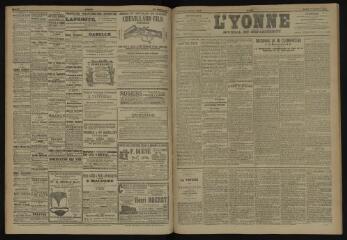 3 vues - L\'Yonne, journal du département, n° 228, lundi 1 octobre 1906 (ouvre la visionneuse)