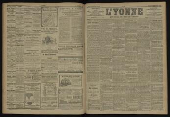 4 vues - L\'Yonne, journal du département, n° 232, vendredi 5 octobre 1906 (ouvre la visionneuse)