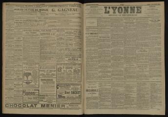 3 vues - L\'Yonne, journal du département, n° 304, lundi 31 décembre 1906 (ouvre la visionneuse)
